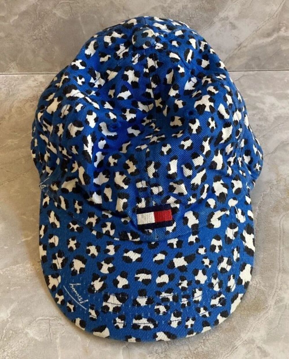 Tommy Hilfiger Baseball Kids Children Baby Adjustable Vintage Blue Hat Cap
